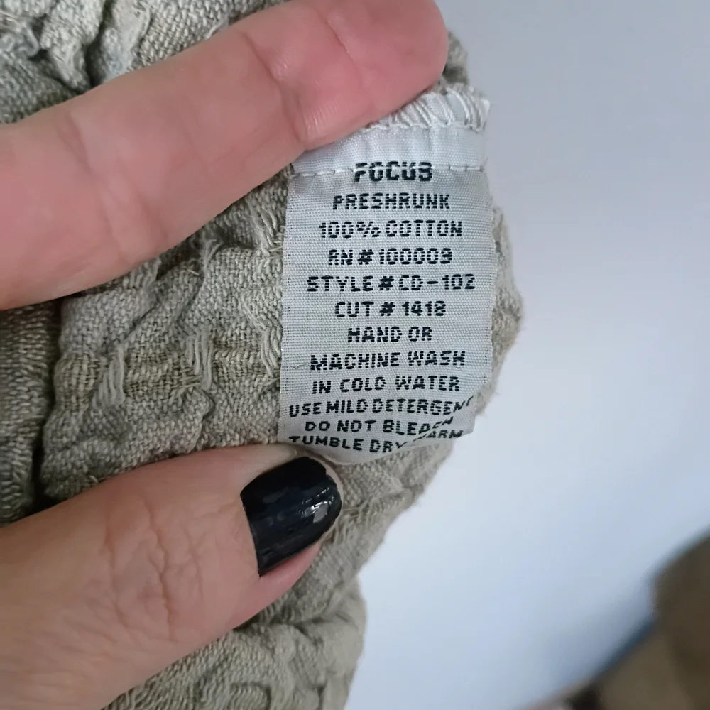 Focus 100% Cotton Crinkle Textured Button Front Jacket Natural Minimalist Coasta - Picture 7 of 7